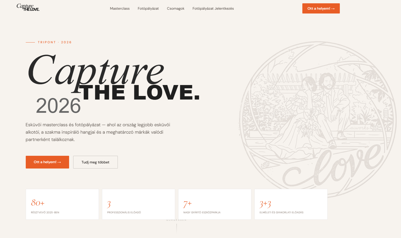 Fotós pályázati oldal és workshop